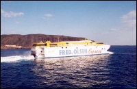 Catamarán Fred Olsen Los Cristianos-SS de la Gomera