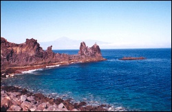 San Sebastin de la Gomera, desde la drsena.