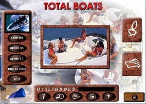 Pantalla Principal de TOTAL BOATS.